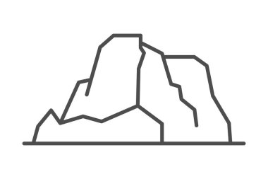 Taş Gibraltar, vektör, piksel mükemmel, illüstratör dosyası