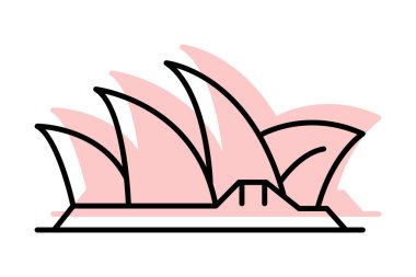 Sydney Opera Evi, vektör, piksel mükemmel, illüstratör dosyası