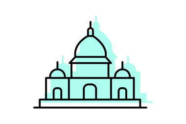 Victoria Memorial, vektör, piksel mükemmel, illüstratör dosyası