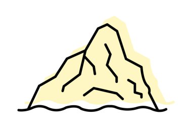 Taş Gibraltar, vektör, piksel mükemmel, illüstratör dosyası