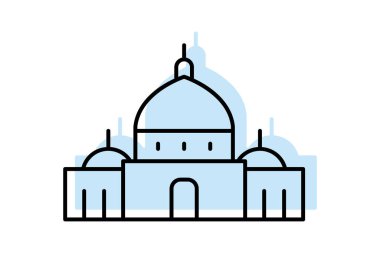 Aziz Peter Bazilikası, vektör, piksel mükemmel, illüstratör dosyası