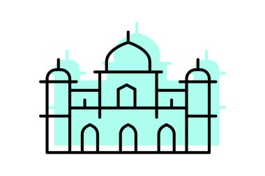 Hawa Mahal, vektör, piksel mükemmel, illüstratör dosyası