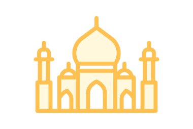 Taj Mahal, vektör, piksel mükemmel, illüstratör dosyası