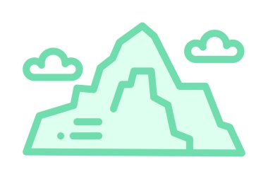 Machu Picchu, vektör, piksel mükemmel, illüstratör dosyası