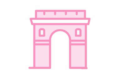 Ark De Triomphe, vektör, piksel mükemmel, illüstratör dosyası