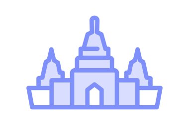 Angkor Wat, vektör, piksel mükemmel, illüstratör dosyası