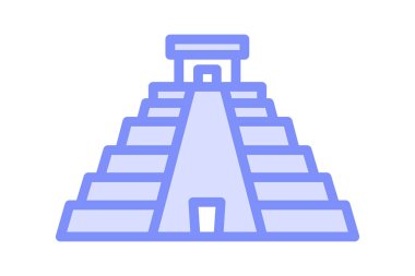 Chichen Itza, vektör, piksel mükemmel, illüstratör dosyası