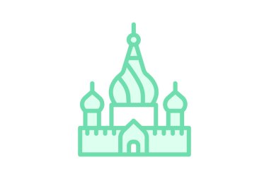 Moskova Kremlin, vektör, piksel mükemmel, illüstratör dosyası