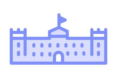 Buckingham Sarayı, vektör, piksel mükemmel, illüstratör dosyası