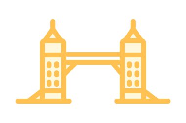 Tower Bridge, vektör, piksel mükemmel, illüstratör dosyası