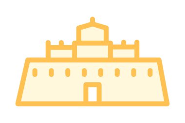 Potala Sarayı, vektör, piksel mükemmel, illüstratör dosyası