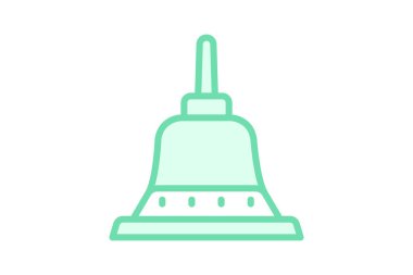 Borobudur, vektör, piksel mükemmel, illüstratör dosyası