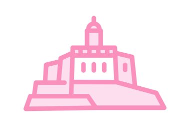 Alcatraz Adası, vektör, piksel mükemmel, illüstratör dosyası