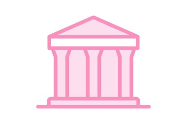 Akropolis, vektör, piksel mükemmel, illüstratör dosyası