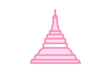 Shwedagon Pagoda, vektör, piksel mükemmel, illüstratör dosyası