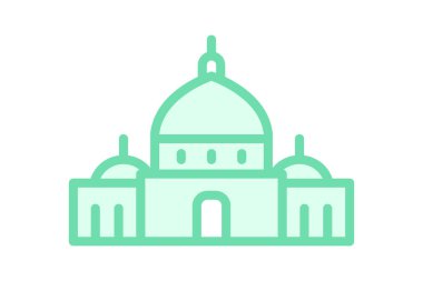 Aziz Peter Bazilikası, vektör, piksel mükemmel, illüstratör dosyası