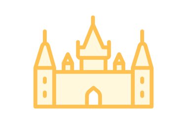 Chateau De Chambord, vektör, piksel mükemmel, illüstratör dosyası