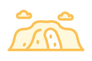 Uluru, vektör, piksel mükemmel, illüstratör dosyası