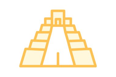 Tikal, vektör, piksel mükemmel, çizer dosyası