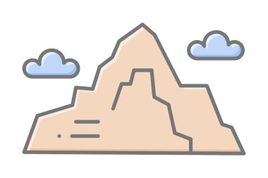 Machu Picchu, vektör, piksel mükemmel, illüstratör dosyası