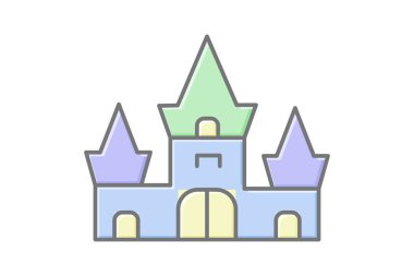 Chateau De Versailles, vektör, piksel mükemmel, illüstratör dosyası