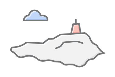 Robben Adası, vektör, piksel mükemmel, illüstratör dosyası