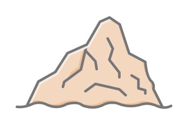 Taş Gibraltar, vektör, piksel mükemmel, illüstratör dosyası