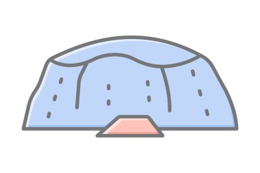 Uluru, vektör, piksel mükemmel, illüstratör dosyası