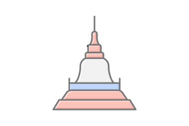 Wat Pho, vektör, piksel mükemmel, illüstratör dosyası