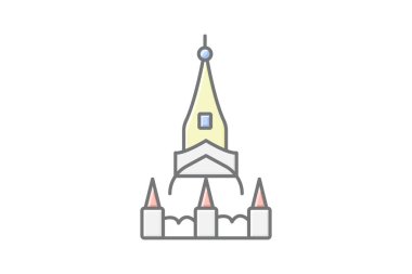 Kızıl Kare, vektör, piksel mükemmel, illüstratör dosyası