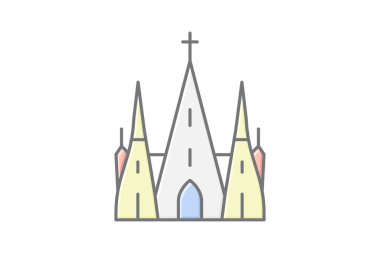 Köln Katedrali, vektör, piksel mükemmel, illüstratör dosyası