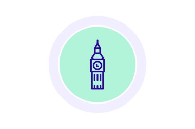 Big Ben, vektör, piksel mükemmel, illüstratör dosyası