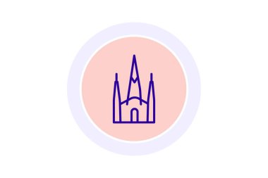 Sagrada Familia, vektör, piksel mükemmel, illüstratör dosyası