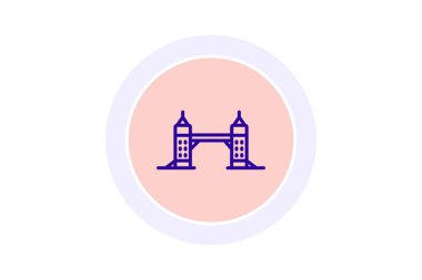 Tower Bridge, vektör, piksel mükemmel, illüstratör dosyası