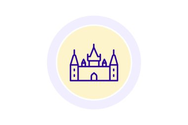 Chateau De Chambord, vektör, piksel mükemmel, illüstratör dosyası