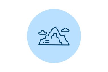 Machu Picchu, vektör, piksel mükemmel, illüstratör dosyası