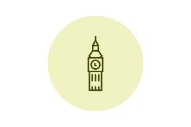 Big Ben, vektör, piksel mükemmel, illüstratör dosyası