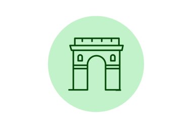 Ark De Triomphe, vektör, piksel mükemmel, illüstratör dosyası