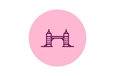 Tower Bridge, vektör, piksel mükemmel, illüstratör dosyası