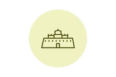 Potala Sarayı, vektör, piksel mükemmel, illüstratör dosyası