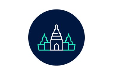 Angkor Wat, vektör, piksel mükemmel, illüstratör dosyası