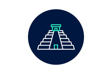 Chichen Itza, vektör, piksel mükemmel, illüstratör dosyası