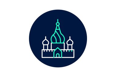 Moskova Kremlin, vektör, piksel mükemmel, illüstratör dosyası