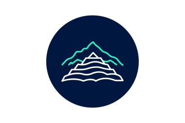 Banaue Rice Terasları, vektör, piksel mükemmel, illüstratör dosyası