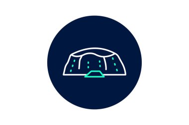 Uluru, vektör, piksel mükemmel, illüstratör dosyası