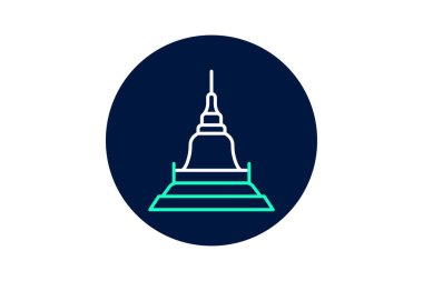 Wat Pho, vektör, piksel mükemmel, illüstratör dosyası