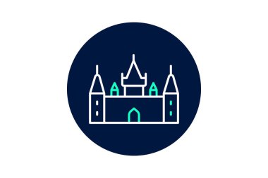 Chateau De Chambord, vektör, piksel mükemmel, illüstratör dosyası