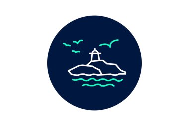 Robben Adası, vektör, piksel mükemmel, illüstratör dosyası