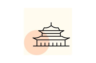 Yasak Şehir, vektör, piksel mükemmel, illüstratör dosyası