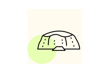 Uluru, vektör, piksel mükemmel, illüstratör dosyası